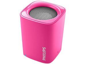 PHILIPS BT100P/37 Anticlipping Bluetooth Portable Speaker (Pink) PHILIPS BT100P/37 Anticlipping Bluetooth Portable Speaker (Pink)