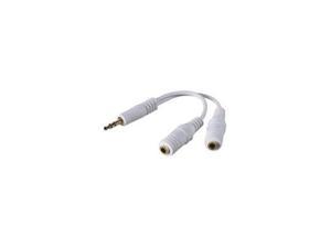 Belkin F8v234wht Speaker And Headphone Splitter Newegg Com