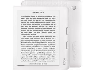 Kobo Libra 2, eReader, 7" Glare Free Touchscreen, Waterproof, Adjustable Brightness and Color Temperature, Blue Light Reduction, eBooks, WiFi, 32GB of Storage, Carta E Ink Technology, White