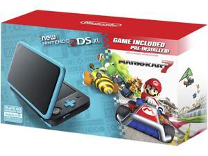 New Nintendo 2DS XL - Black + Turquoise with Mario Kart 7 Pre-installed