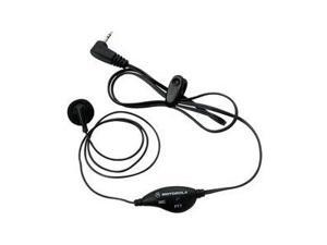 MOTOROLA Black Single-Pin Earbud With In-Line Microphone and PTT 53727 MOTOROLA Black Single-Pin Earbud With In-Line Microphone and PTT 53727