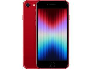 Apple iPhone SE (2022) MMXE3LL/A 5G GSM/CDMA Cell Phone 4.7" Red 256GB 4GB RAM