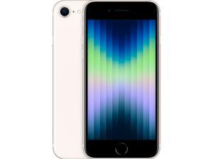 Apple iPhone SE (2022) MMXD3LL/A 5G GSM/CDMA Cell Phone 4.7" Starlight 256GB 4GB RAM