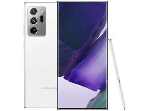 Samsung Galaxy Note20 Ultra 5G SM-N986UZWFXAA 5G Unlocked Cell Phone 6.9" Mystic White 512GB 12GB RAM Samsung Galaxy Note20 Ultra 5G SM-N986UZWFXAA 5G Unlocked Cell Phone 6.9" Mystic White 512GB 12GB RAM