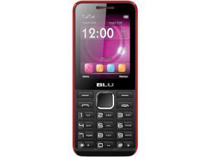 Blu Tank II TI93 2G Unlocked GSM Dual-SIM Cell Phone 2.4" Black/Red 24MB 32MB RAM