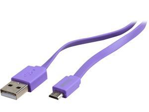 BYTECC U2MM-PP Flat Noodle Micro USB Cable to USB 2.0 Charger & Sync Made For Smartphones & Tablets Black Color 1.2M ( 4ft ) BYTECC U2MM-PP Flat Noodle Micro USB Cable to USB 2.0 Charger & Sync Made For Smartphones & Tablets Black Color 1.2M ( 4ft )