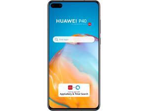 Huawei P40 4G LTE Unlocked Cell Phone, Canada Version 6.1" Black 128GB 8GB RAM (Canada Warranty)