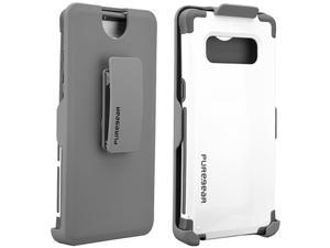 PureGear DualTek White Case With Hip Clip Holster for Galaxy Note 8 62049PG