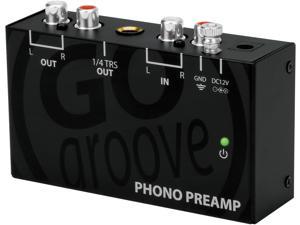GOgroove Ultra Compact Phono Turntable Preamp (Preamplifier) with 12 Volt AC Adapter - Works With Audio Technica, Crosley, Denon, Jensen, Pioneer, Sony, Victrola, 1byone and More Turnatables