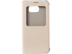 SAMSUNG Gold Fabric Solid S-View Flip Cover for Samsung Galaxy S 6 EF-CG920BFEGUS SAMSUNG Gold Fabric Solid S-View Flip Cover for Samsung Galaxy S 6 EF-CG920BFEGUS