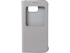 SAMSUNG Silver Fabric Solid S-View Flip Cover for Samsung Galaxy S 6 EF-CG920BSEGUS SAMSUNG Silver Fabric Solid S-View Flip Cover for Samsung Galaxy S 6 EF-CG920BSEGUS