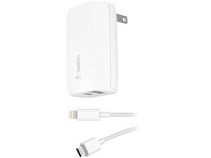 Belkin 30W USB-C Wall Charger w/ 4Ft USB-C to Lightning Cable Fast Charger for iPhone 11, 11 Pro, 11 Pro Max, XS, XS Max, XR, X, 8, 8 Plus, iPhone SE 2020 iPhone Charger, iPhone Wall Charger (F7U097DQ Belkin 30W USB-C Wall Charger w/ 4Ft USB-C to Lightning Cable Fast Charger for iPhone 11, 11 Pro, 11 Pro Max, XS, XS Max, XR, X, 8, 8 Plus, iPhone SE 2020 iPhone Charger, iPhone Wall Charger (F7U097DQ