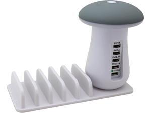 Trexonic TRX-USB5600W White 6A 5-Port USB Charging Station with Qualcomm Quick Charge 3.0 Technolog Trexonic TRX-USB5600W White 6A 5-Port USB Charging Station with Qualcomm Quick Charge 3.0 Technolog