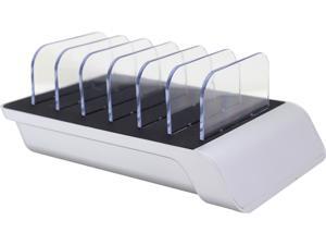 Trexonic TRX-USB61000SLVR Silver 10.2A 6-Port USB Charging Station with Brackets Trexonic TRX-USB61000SLVR Silver 10.2A 6-Port USB Charging Station with Brackets