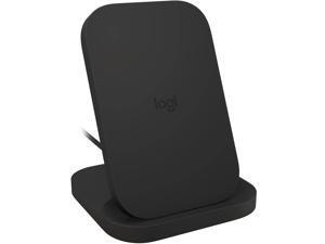 Logitech 950-000042 POWERED Stand Black Qi Wireless Charger Logitech 950-000042 POWERED Stand Black Qi Wireless Charger