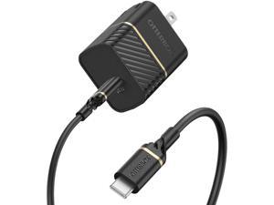 OtterBox 78-80221 Black Shimmer USB-C to USB-C Wall Charging Kit, 30W