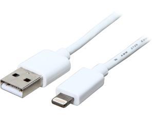 Tripp Lite M100-006-WH White Lightning to USB iPhone iPod iPad Apple MFI Certified 6.5ft (2m)
