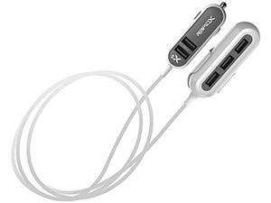 RapidX X-5 USB Car Charger 2-2.4A Extended Charging Hub With 5 Ports & Intelligent Recognition - Grey RapidX X-5 USB Car Charger 2-2.4A Extended Charging Hub With 5 Ports & Intelligent Recognition - Grey