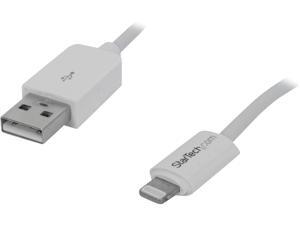 StarTech.com USBLT30CMW White Apple 8-pin Lightning Connector to USB Cable StarTech.com USBLT30CMW White Apple 8-pin Lightning Connector to USB Cable