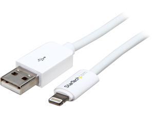 StarTech.com 1m (3ft) White AppleÂ® 8-pin Lightning Connector to USB Cable  for iPhone / iPod / iPad - USBLT1MW - USB Cables - CDW.ca