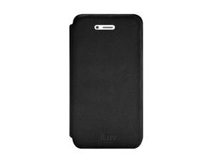 iLuv Black Thin Leather Case For iPhone 5 ICA7J346BLK