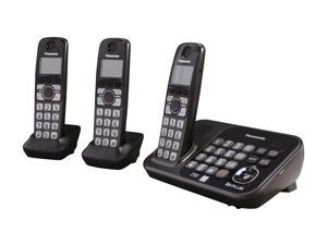 Panasonic KX-TG6595T Titanium Black DECT 6.0 Plus Amplified sound