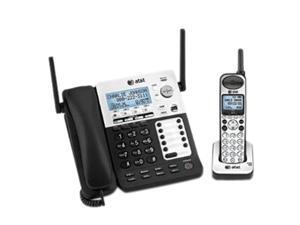 AT&T SB67138 1.9 GHz Digital DECT 6.0 1X Handsets 4-Line Corded/Cordless Small Business System Integrated Answering Machine AT&T SB67138 1.9 GHz Digital DECT 6.0 1X Handsets 4-Line Corded/Cordless Small Business System Integrated Answering Machine
