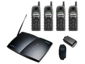 EnGenius DURAFON PRO-PIA 902-928 MHz  (Base Unit) 902-928 MHz  (Portable Handset) 4X Handsets Multi-Line Long Range Industrial Cordless Phone System