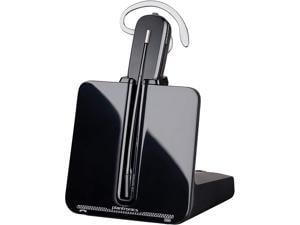 Plantronics - CS540 Wireless DECT Headset (Poly) - Single Ear (Mono) Convertible (3 wearing styles) - Connects to Desk Phone - Noise Canceling Microphone