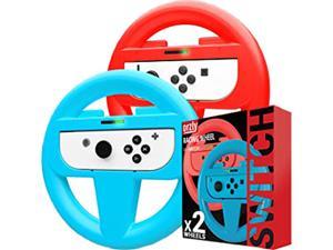 Nintendo NINTENDO-SWITCH-STEERING-WHEEL Nintendo Switch Red and Blue Steering Wheels Bundle