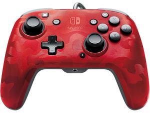 PDP  Faceoff Deluxe Audio Wired Red Camo Controller  Nintendo Switch 500134NACM04