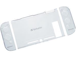 VERBATIM 70220CA Crystal Case with Screen Protect Film for Use with Nintendo Switch