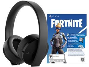 Sony PlayStation 4 Gold Wireless Headset - Jet Black Fortnite Bundle Sony PlayStation 4 Gold Wireless Headset - Jet Black Fortnite Bundle