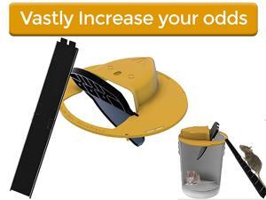 2021 New Bucket Lid Mouse Trap - Flip and Slide Rat Trap, Auto Reset Multi Catch for Indoor Outdoor, Compatible 5 Gallon Bucket, Mouse Trap, Humane or Lethal Trap Door Style Multi Catch 2021 New Bucket Lid Mouse Trap - Flip and Slide Rat Trap, Auto Reset Multi Catch for Indoor Outdoor, Compatible 5 Gallon Bucket, Mouse Trap, Humane or Lethal Trap Door Style Multi Catch
