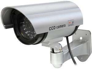Rosewill Fake Security Surveillance CCTV Dummy Camera w/ LED Light & Warning Security Alert Sticker