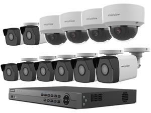 LaView 4MP 2688 x 1520P Full PoE IP Camera Security System, 16-channel H.265 NVR w/ 4K Output, 8 x 4MP Bullet and 4 x 4MP Dome Full HD In / Outdoor IP Cameras (No HDD Included, Sold Separately) LaView 4MP 2688 x 1520P Full PoE IP Camera Security System, 16-channel H.265 NVR w/ 4K Output, 8 x 4MP Bullet and 4 x 4MP Dome Full HD In / Outdoor IP Cameras (No HDD Included, Sold Separately)