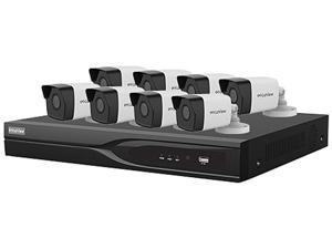 LaView 8 Channel DVR Security System w/ 8x Extreme HD 5MP Starlight Full Color Night Vision Cameras