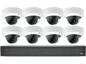 LaView Saturn Professional 8ch DVR with 8x 4MP Dome Cameras LaView Saturn Professional 8ch DVR with 8x 4MP Dome Cameras