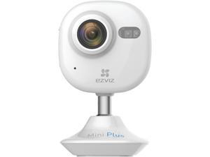 EZVIZ Mini Plus HD 1080p Wi-Fi Home Security Camera with Motion Detection, 135 degree View, Night Vision, 2 Way Audio, Works with Alexa and Google Home Using IFTTT (White)