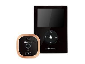 VEIU WiFi Mini Smart Video Doorbell by Eques with iOS & Android Compatible App - Two-Way Audio, Night Vision & 2GB Internal Memory + MicroSD Slot VEIU WiFi Mini Smart Video Doorbell by Eques with iOS & Android Compatible App - Two-Way Audio, Night Vision & 2GB Internal Memory + MicroSD Slot