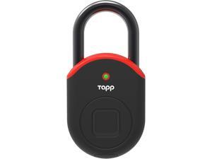 Tapplock Lite Smart Fingerprint Scanning Bluetooth Rechargeable Padlock - Flame Red, TLL05AR Tapplock Lite Smart Fingerprint Scanning Bluetooth Rechargeable Padlock - Flame Red, TLL05AR