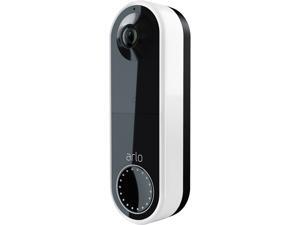 Arlo Essential Video Doorbell Wire-free HD Video Quality, 2-Way Audio, Package Detection, Motion Detection and Alerts, Built-in Siren, Night Vision, Wire-free or Wired AVD2001 White