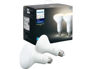 Philips Hue 538173 White BR30 Bluetooth Smart LED Bulb (2-Pack) - White