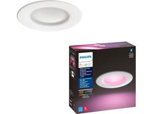 Philips Hue White  Color Ambiance Smart Retrofit Recessed Downlight 56 Bluetooth  Zigbee Compatible Hue Hub Optional Smart Ceiling Lighting