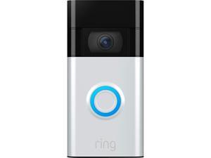 Ring Video Doorbell 2nd Gen, HD 1080P with 2-way Talk and Advanced Motion Detection, Built-in Rechargeable Battery or Connects to Existing Doorbell Wires (Satin Nickel)