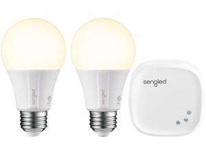 Sengled Element Classic Starter Kit (2 x A19 Bulbs + 1 x Hub) - Soft White 2700K Smart LED, Works with Alexa & Google Assistant, E21-G14W