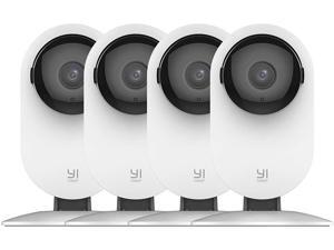YI Home Camera, 1080p Wireless IP Security Camera (4-Pack) with Night Vision, Nanny Monitor on iOS, Android App, Cloud Service - Works with Alexa and Google Assistant YI Home Camera, 1080p Wireless IP Security Camera (4-Pack) with Night Vision, Nanny Monitor on iOS, Android App, Cloud Service - Works with Alexa and Google Assistant