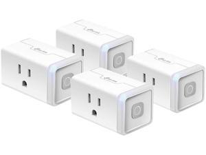 Kasa Smart Plug HS103P4, Smart Home Wi-Fi Outlet Works with Alexa, Echo, Google Home & IFTTT, No Hub Required, Remote Control, 15 Amp, UL Certified,4-Pack , White