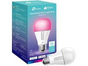 Kasa Smart Bulb, Full Color Changing Dimmable Smart WiFi Light Bulb Works with Alexa and Google Home, A19, 11W 1000 Lumens, 2.4Ghz Only, No Hub Required - A Certified for Humans Device (KL135P2)