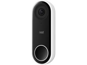 Nest Hello Doorbell, Full HD with 3MP (2K) color sensor, 8x digital zoom Smart Wired Doorbell